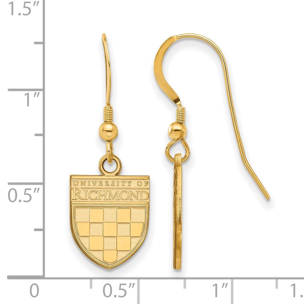 Sterling Silver GP LogoArt University of Richmond Small Dangle Earring Wir