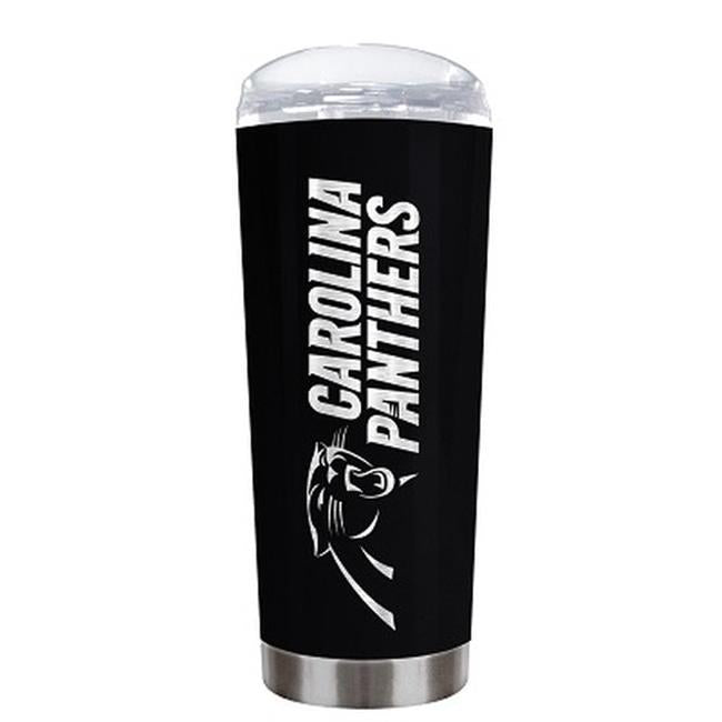 Great American Products 56628 20 oz Carolina Panthers Roadie Stainless Steel Travel Tumbler