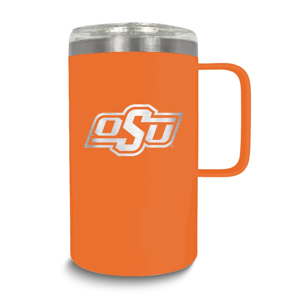 Collegiate Oklahoma State University Stainless Steel 18 oz. Hustle Mug with Lid