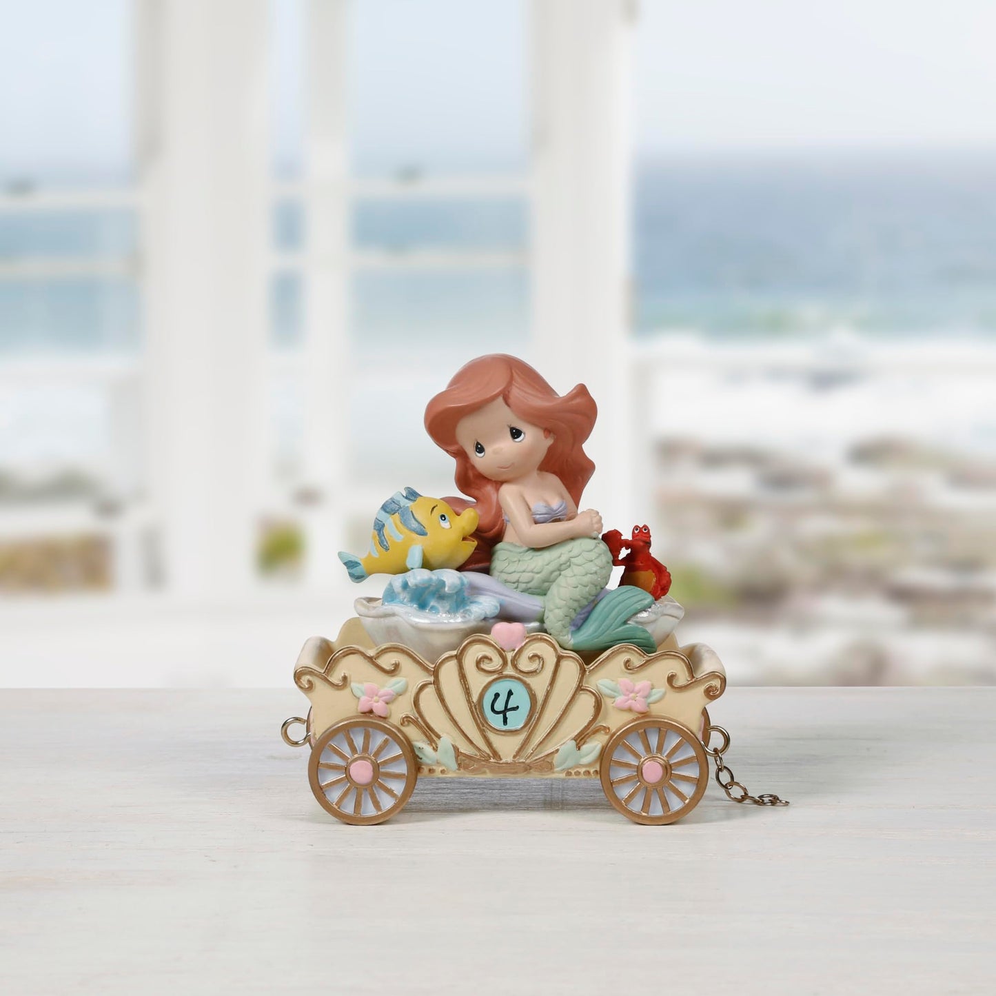 Precious Moments Disney Birthday Parade Ariel Age 4 Resin Figurine