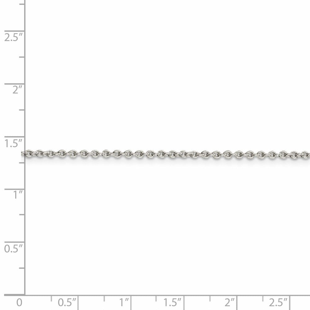 Sterling Silver 1.95mm Cable Chain