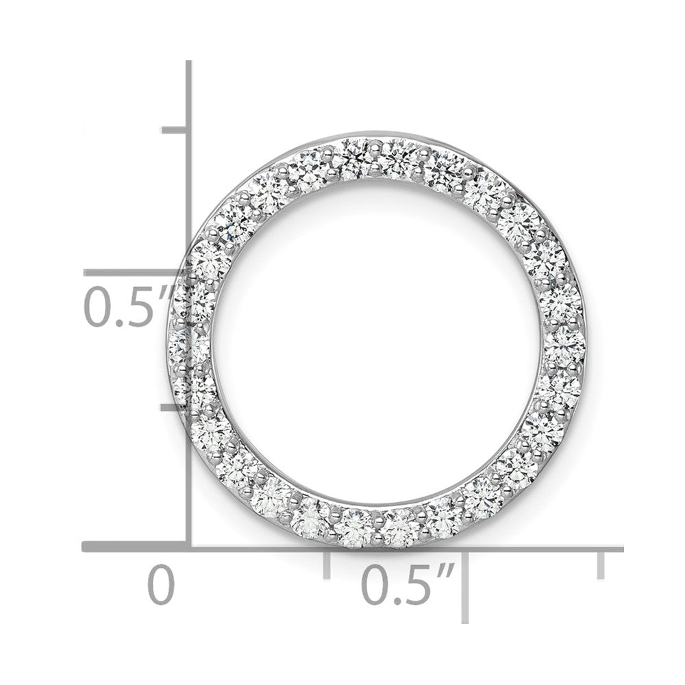 14kw Certified Lab Grown Diamond 1ctw VS DEF Pendant