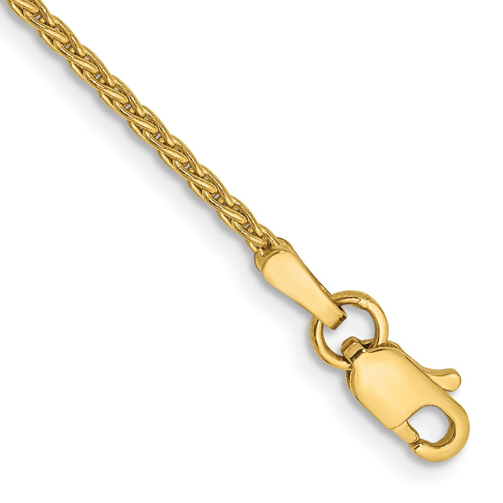 14k 8 inch 1.5mm Parisian Wheat with Lobster Clasp Bracelet 8 inches