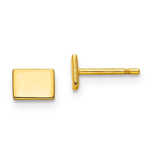 Sterling Silver/Gold-plated Wyoming State Earrings
