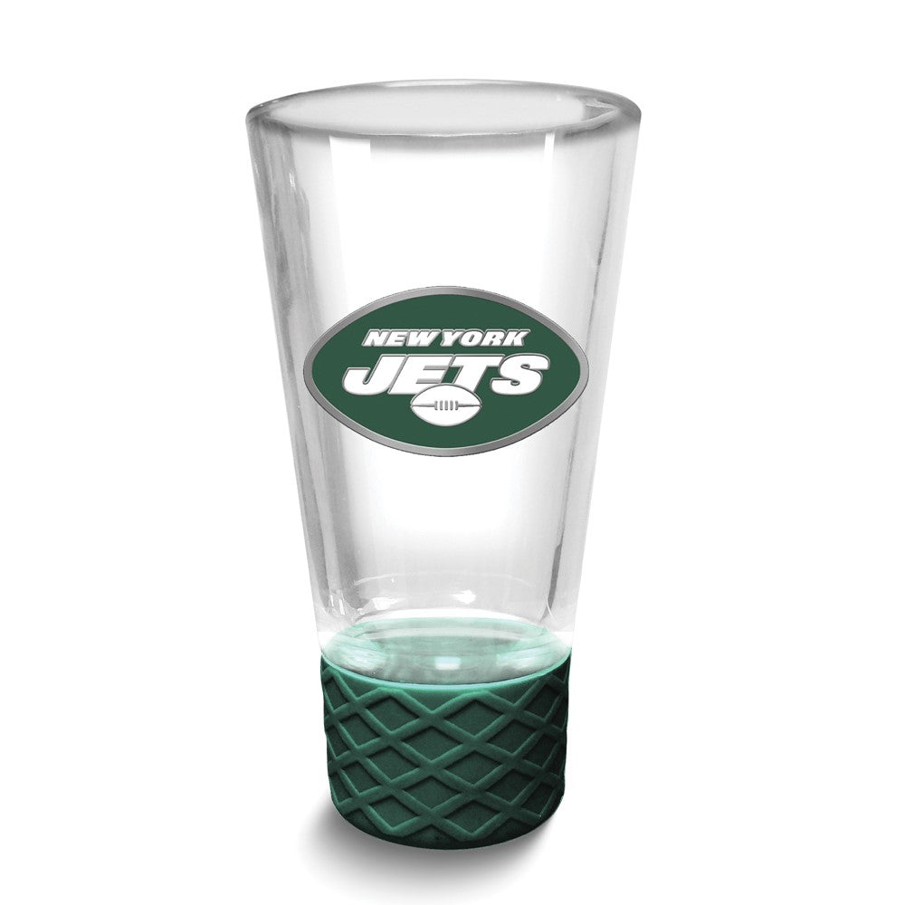 NFL New York Jets Collectors 4 oz. Shot Glass with Silicone Base