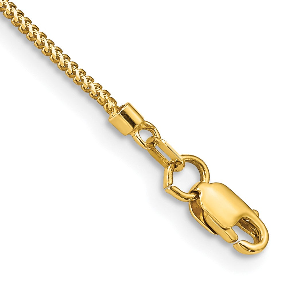14K 7 inch .9mm Franco with Lobster Clasp Bracelet 7 inches