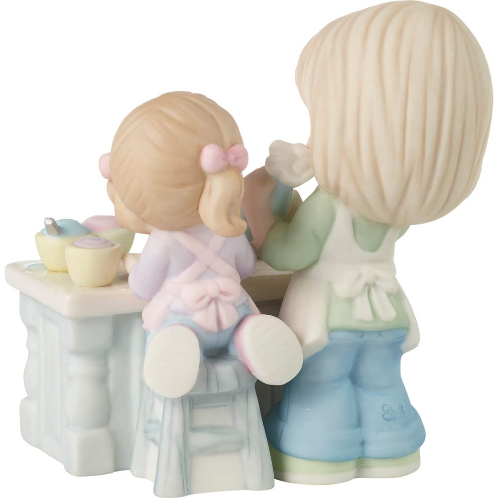 Precious Moments Hand-painted Porcelain Blonde Girl Kneeling In Prayer Figurine