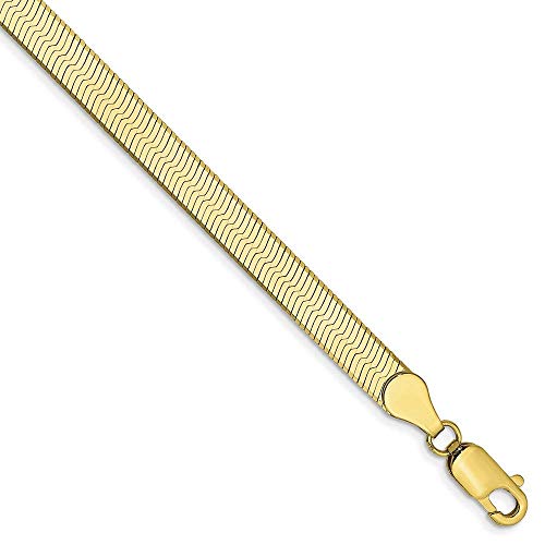 10k 5mm Silky Herringbone Chain