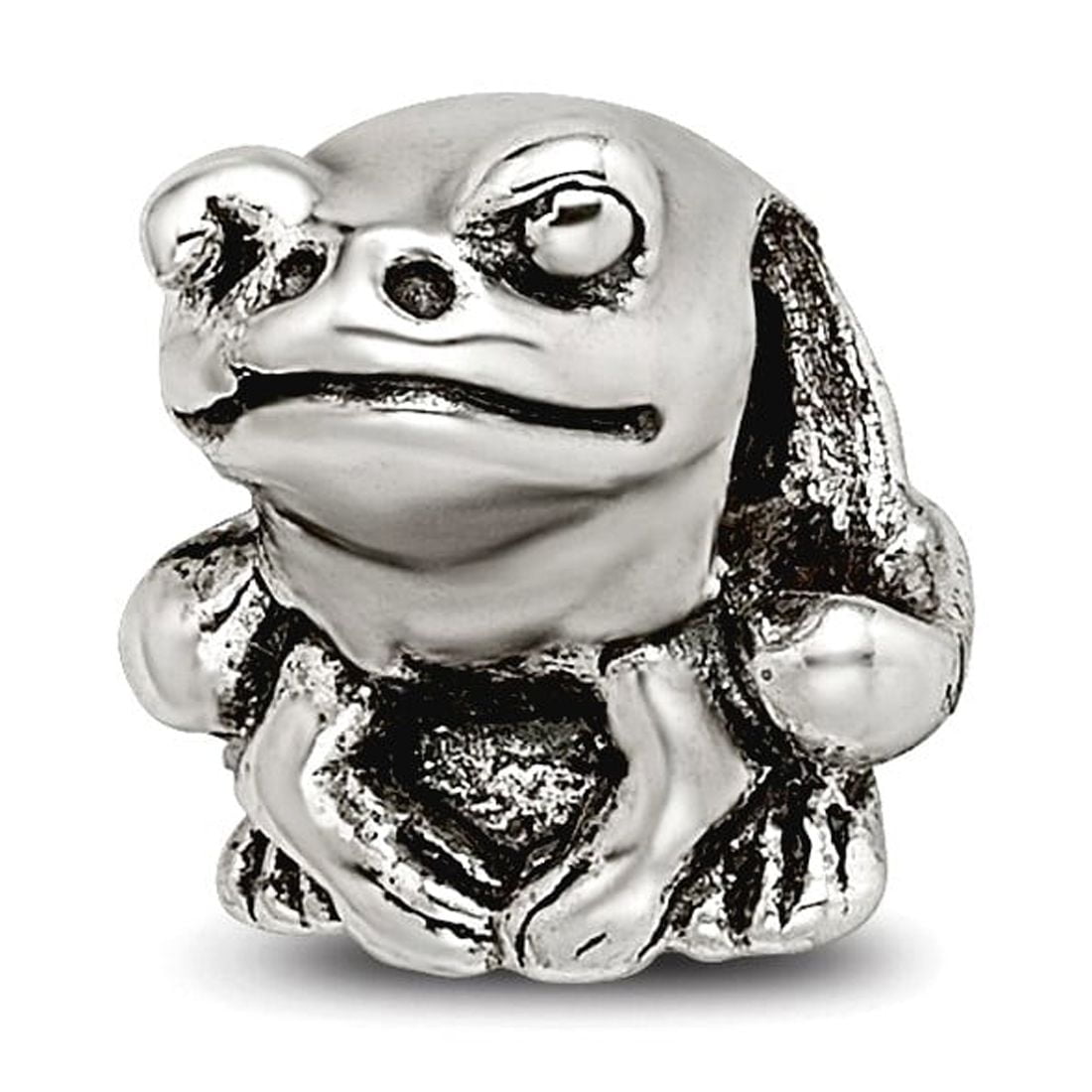 Sterling Silver Reflections Kids Frog Bead