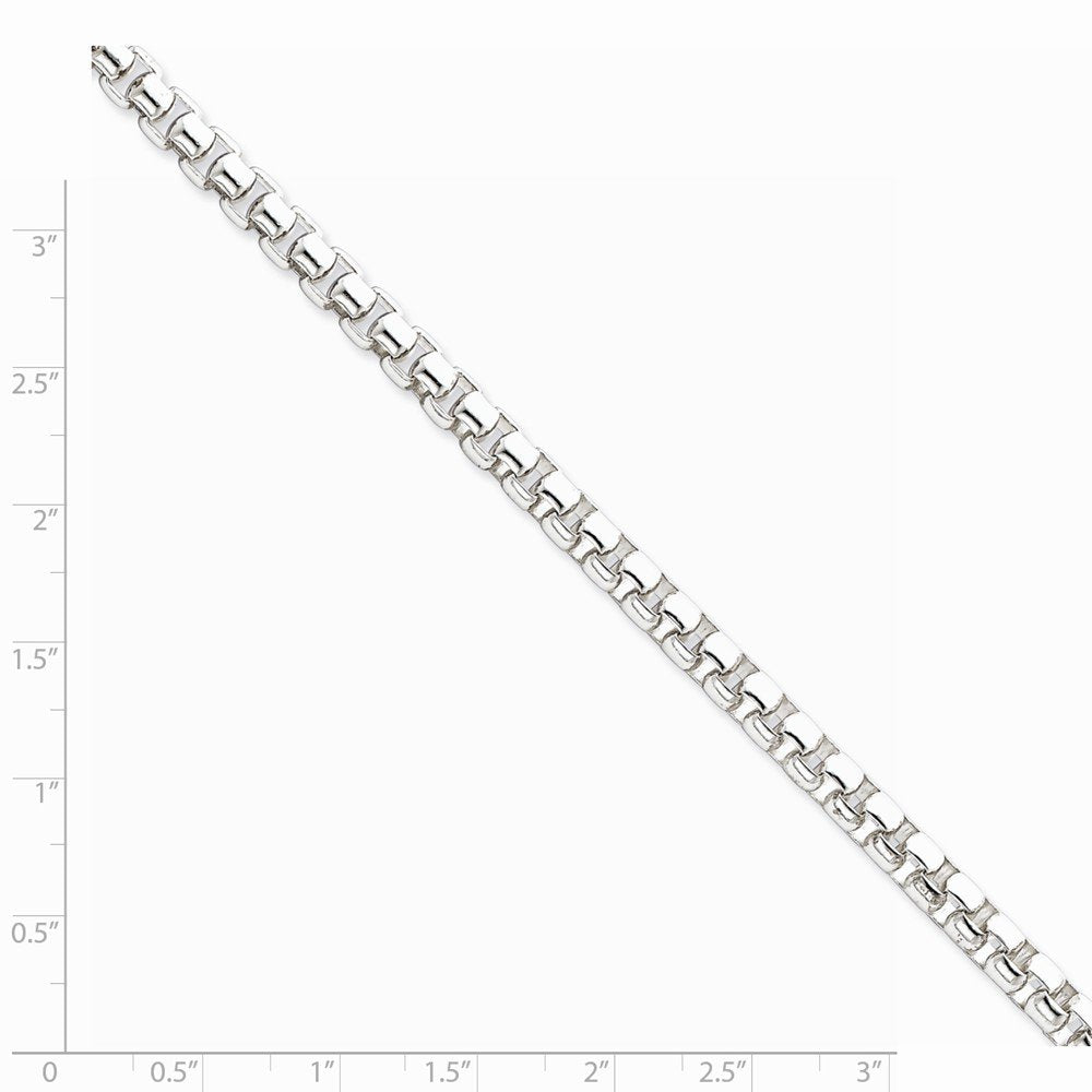 Sterling Silver 5.2mm Round Box Chain