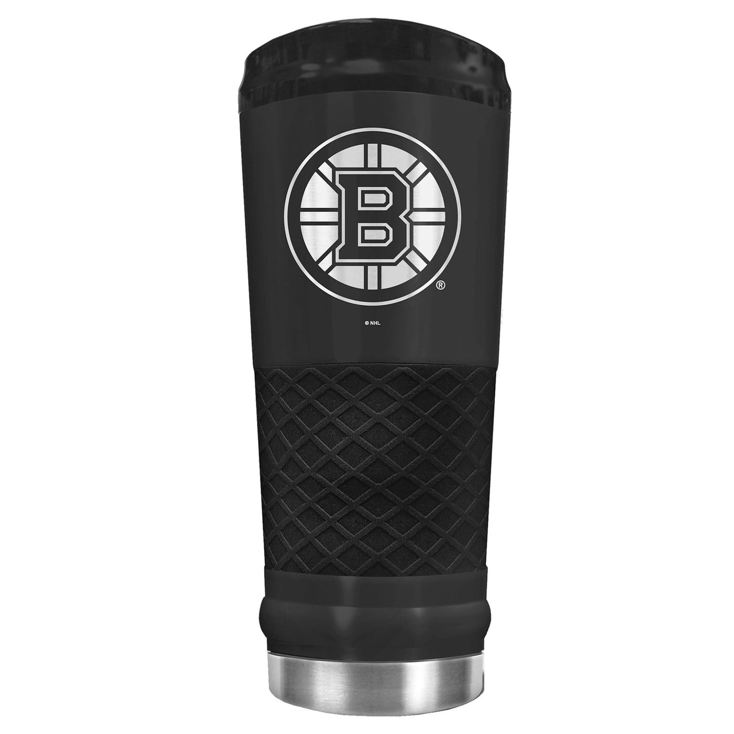 Black Boston Bruins Stealth Matte 24oz Tumbler