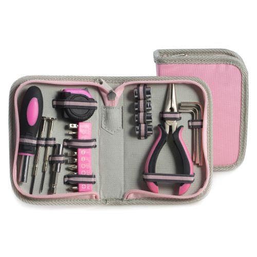 Bey Berk Pink Canvas 23-piece Tool Set