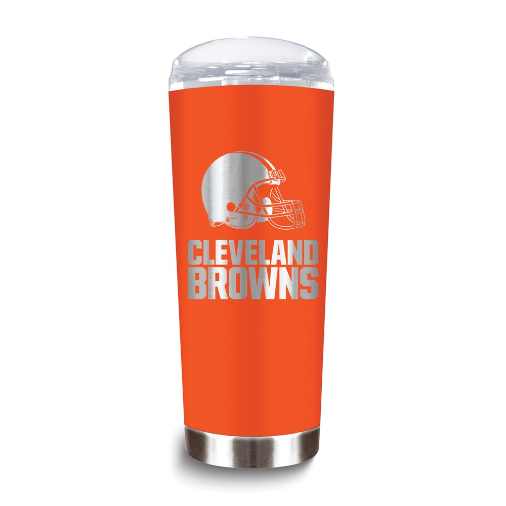 NFL Cleveland Browns Stainless Steel 18 oz. Roadie Tumbler with Lid