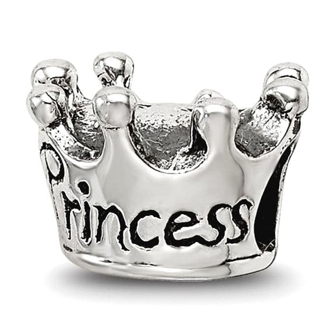 Sterling Silver Reflections Kids Princess Crown Bead