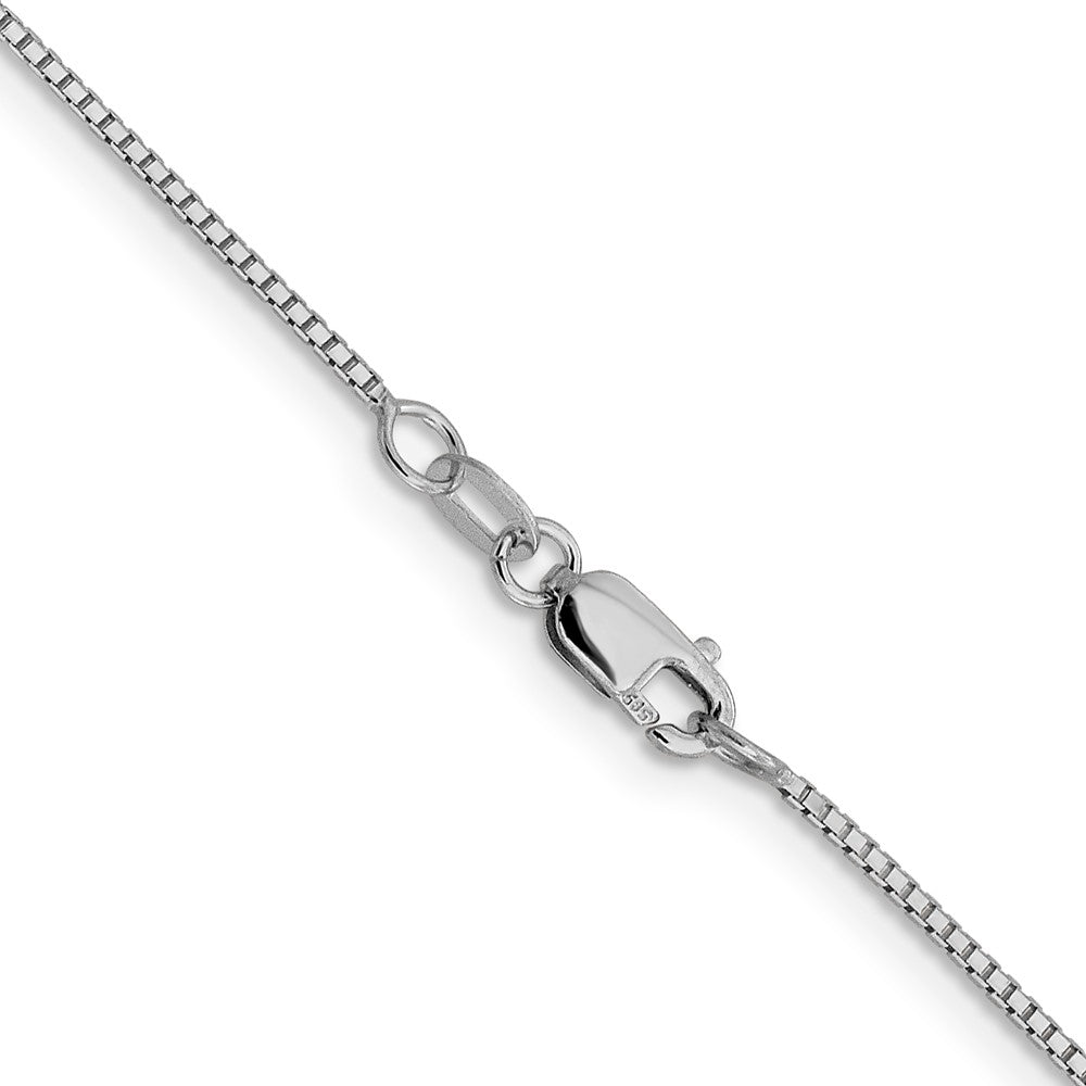 10k White Gold Oct. Sparkle Box