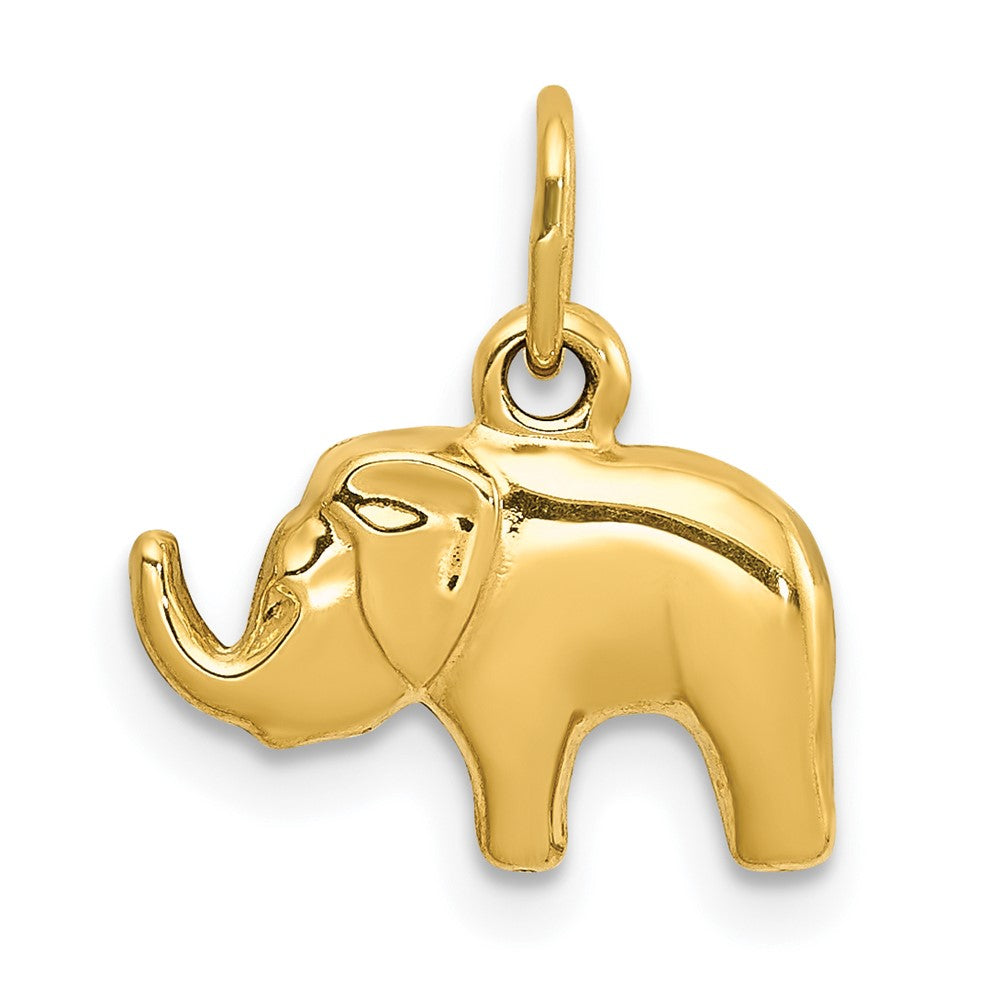 10k Elephant Charm Yellow Gold
