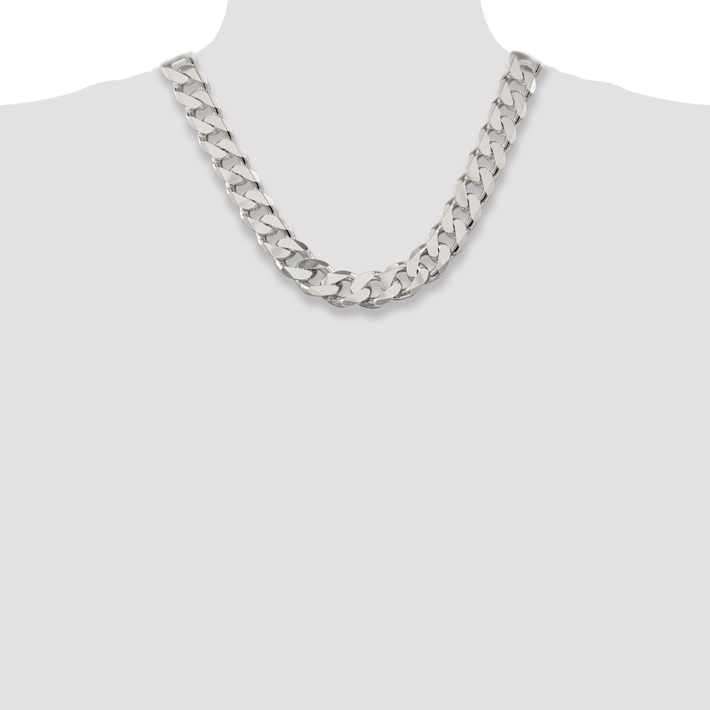 Sterling Silver 16.25mm Curb Chain 20 Inches