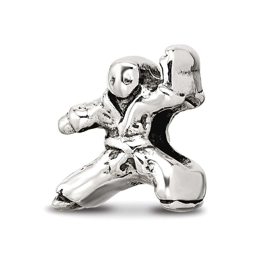 Sterling Silver Reflections Karate Person Bead