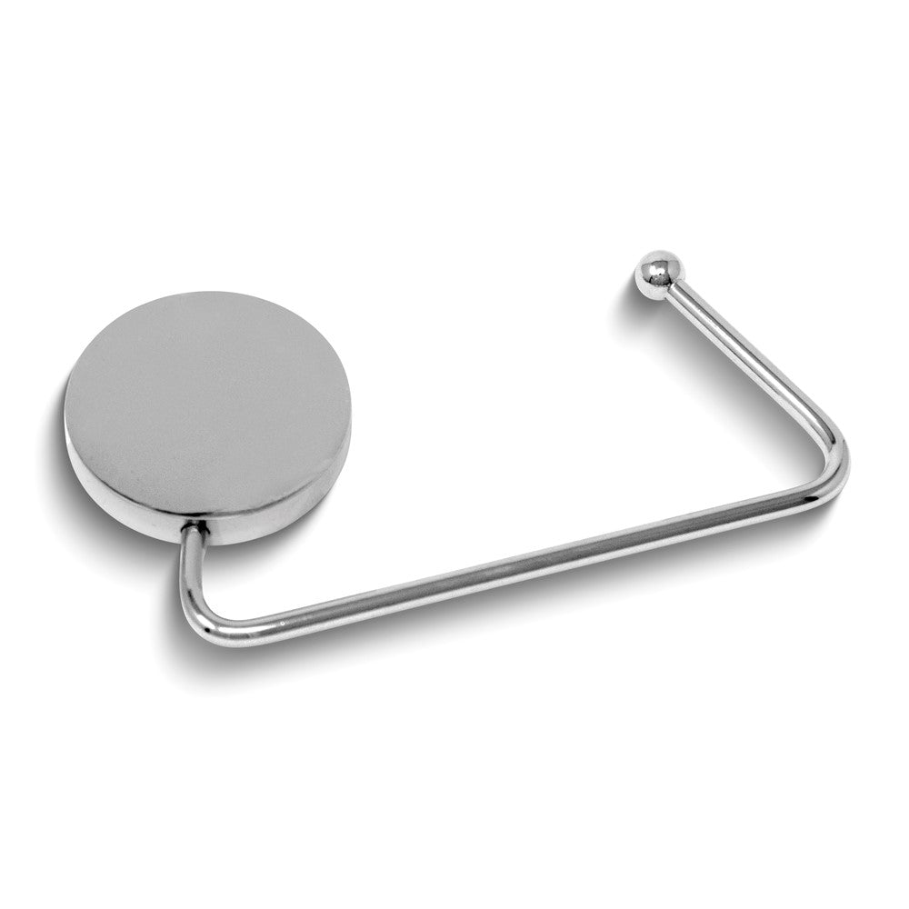 Silver-tone Engravable Handbag Hook QGM22571