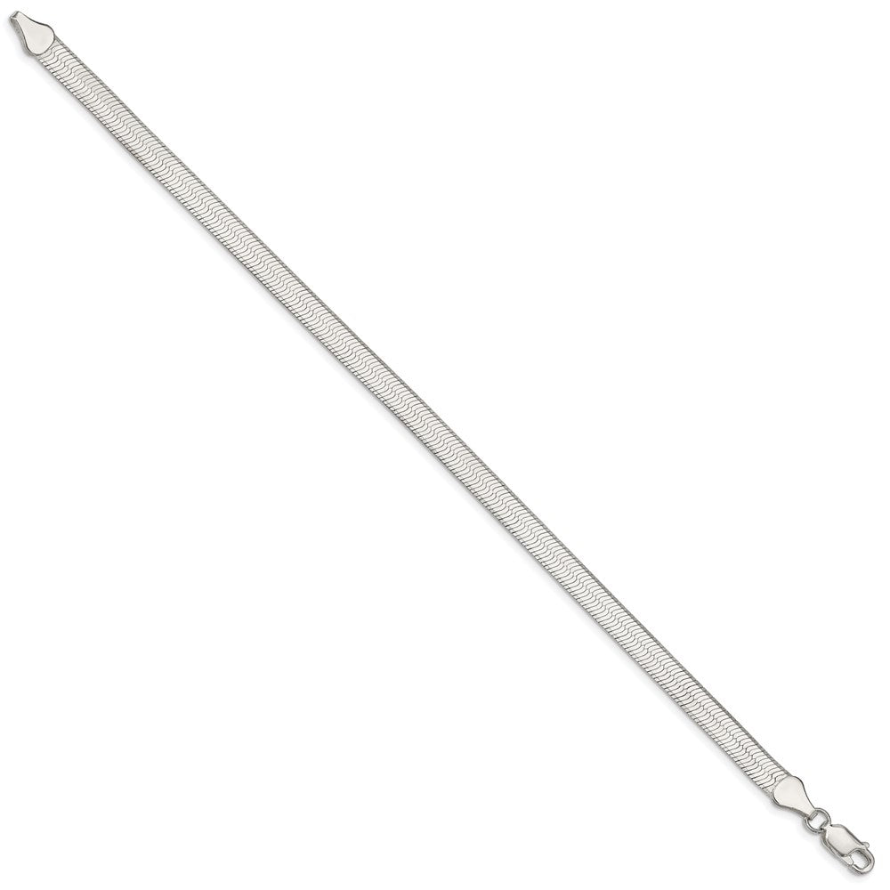 Sterling Silver 5.25mm Magic Herringbone Chain 7 inches