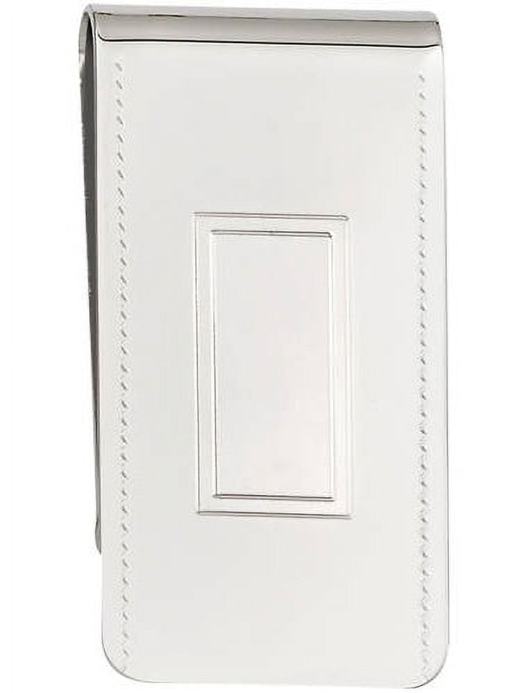 Primal Rhodium-plated Kelly Waters with Engraveable Area Money Clip