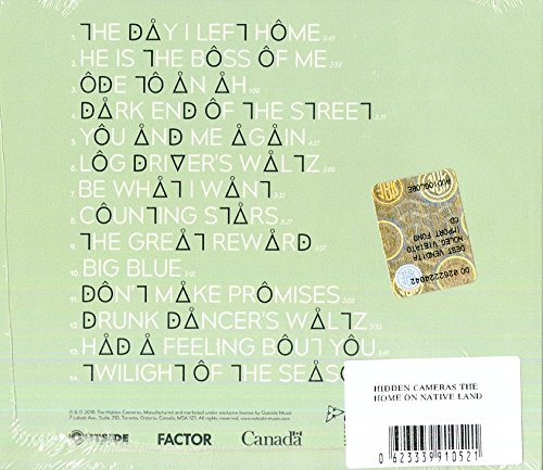 The Hidden Cameras - Home On Native Land - Rock - CD