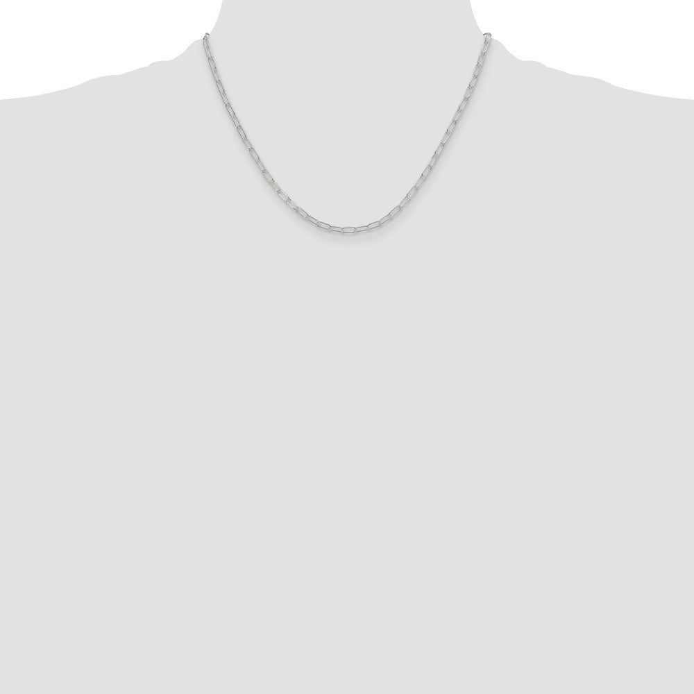 Sterling Silver Polished 2.9mm Paperclip Chain