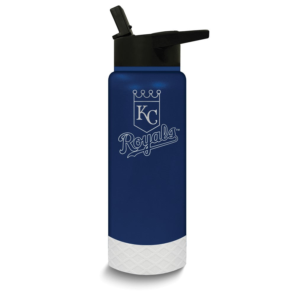 MLB Kansas City Royals Stainless Steel Silicone Grip 24 oz. Water Bottle