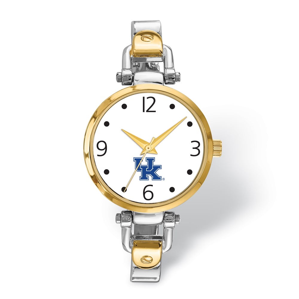 LogoArt University of Kentucky Elegant Ladies 2-tone Quartz Bracelet Watch Q-UK172