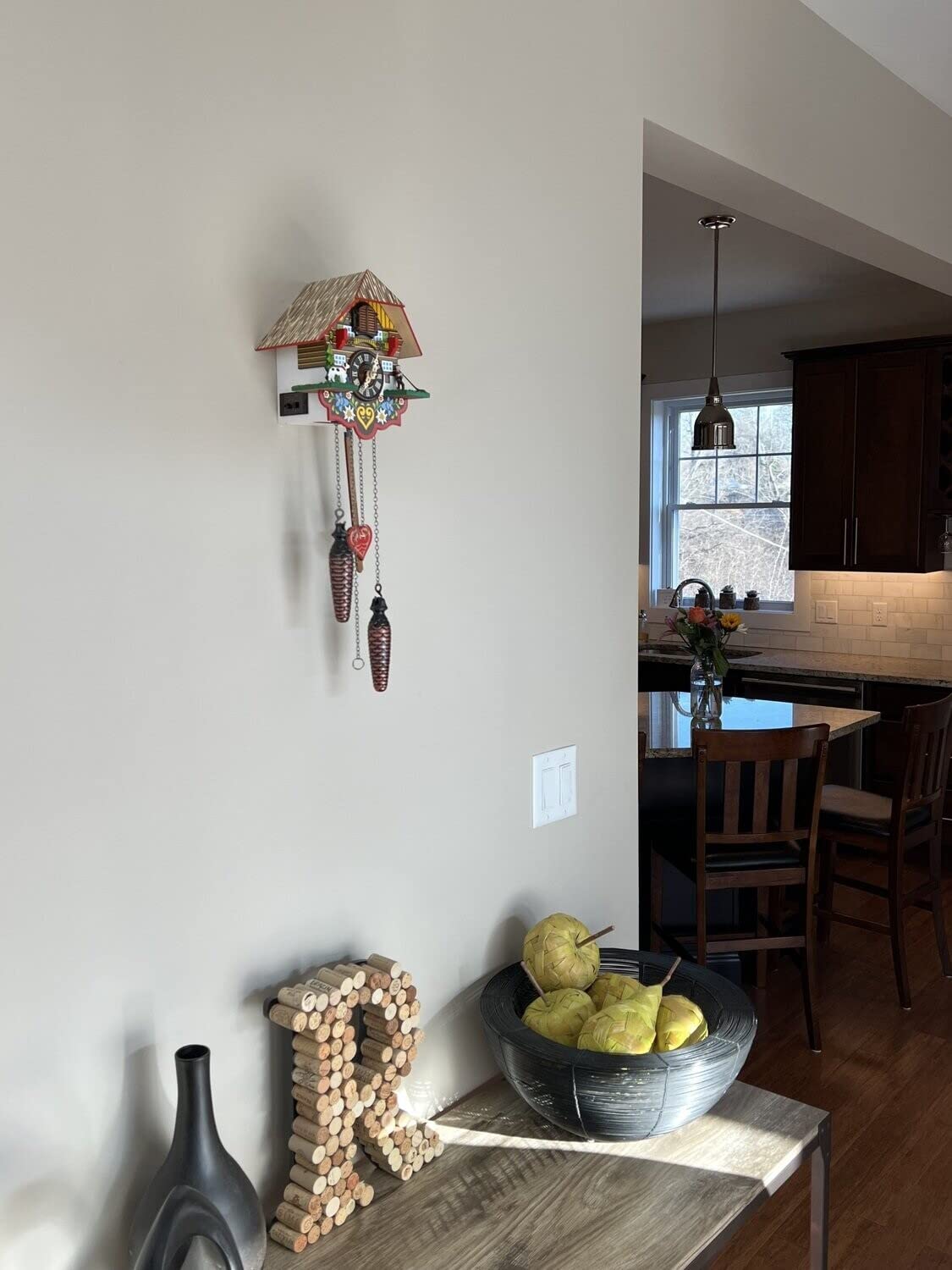 River City Clocks Musical Multi-Colored Quartz Cuckoo Clock