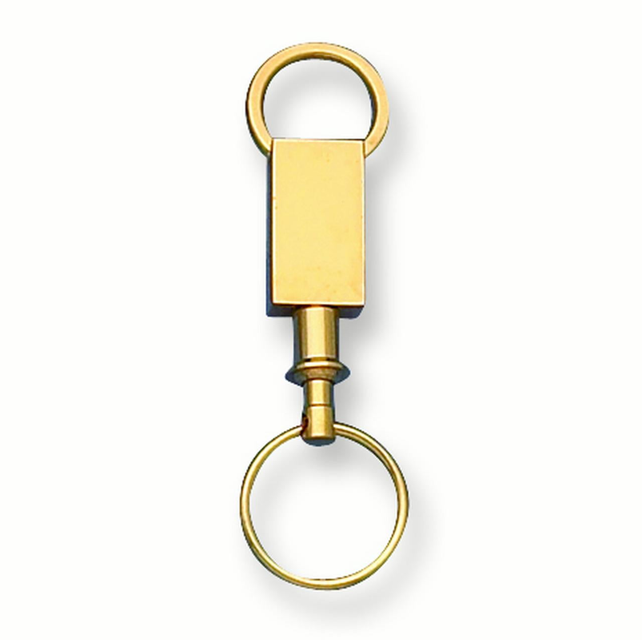 Gold-tone Valet Key Ring