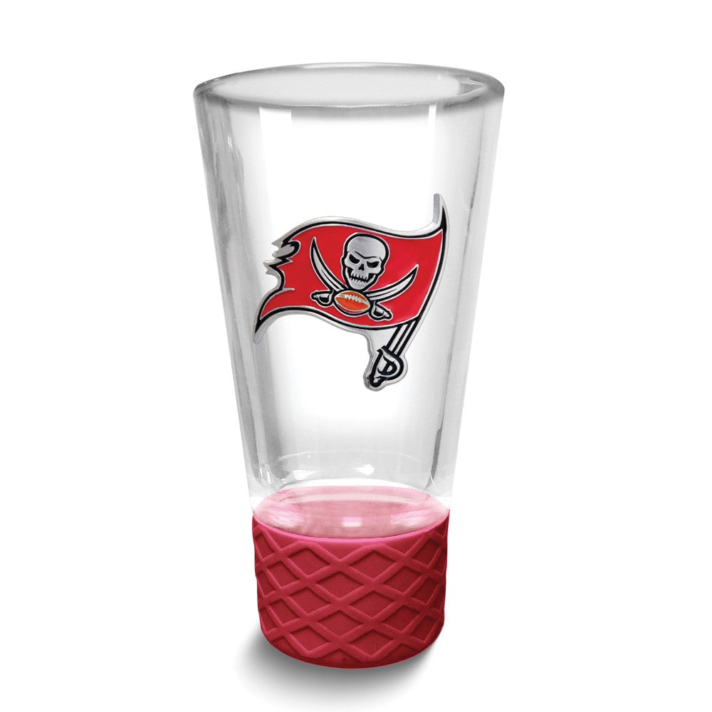 NFL Tampa Bay Buccaneers Collectors 4 oz. Shot Glass with Silicone Base