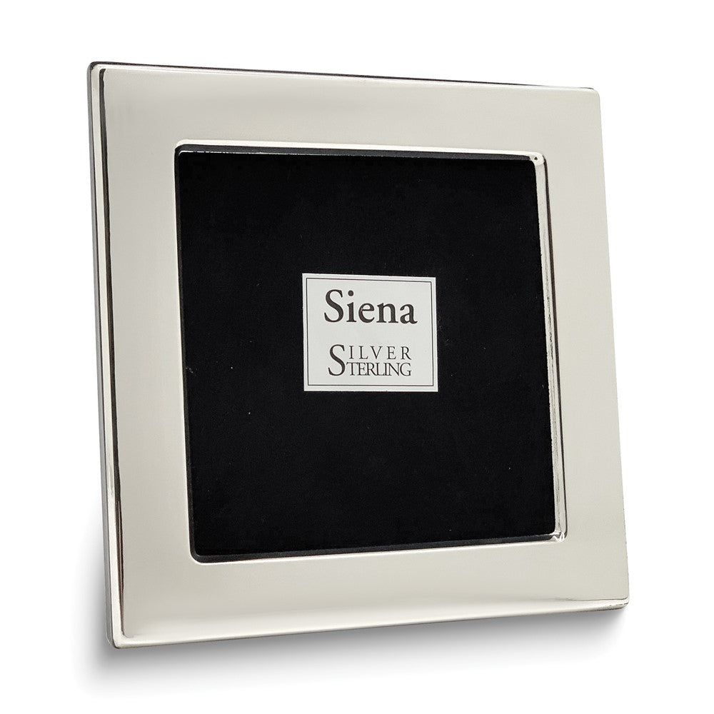 Sterling Silver Flat Plain 5x5 Photo Frame