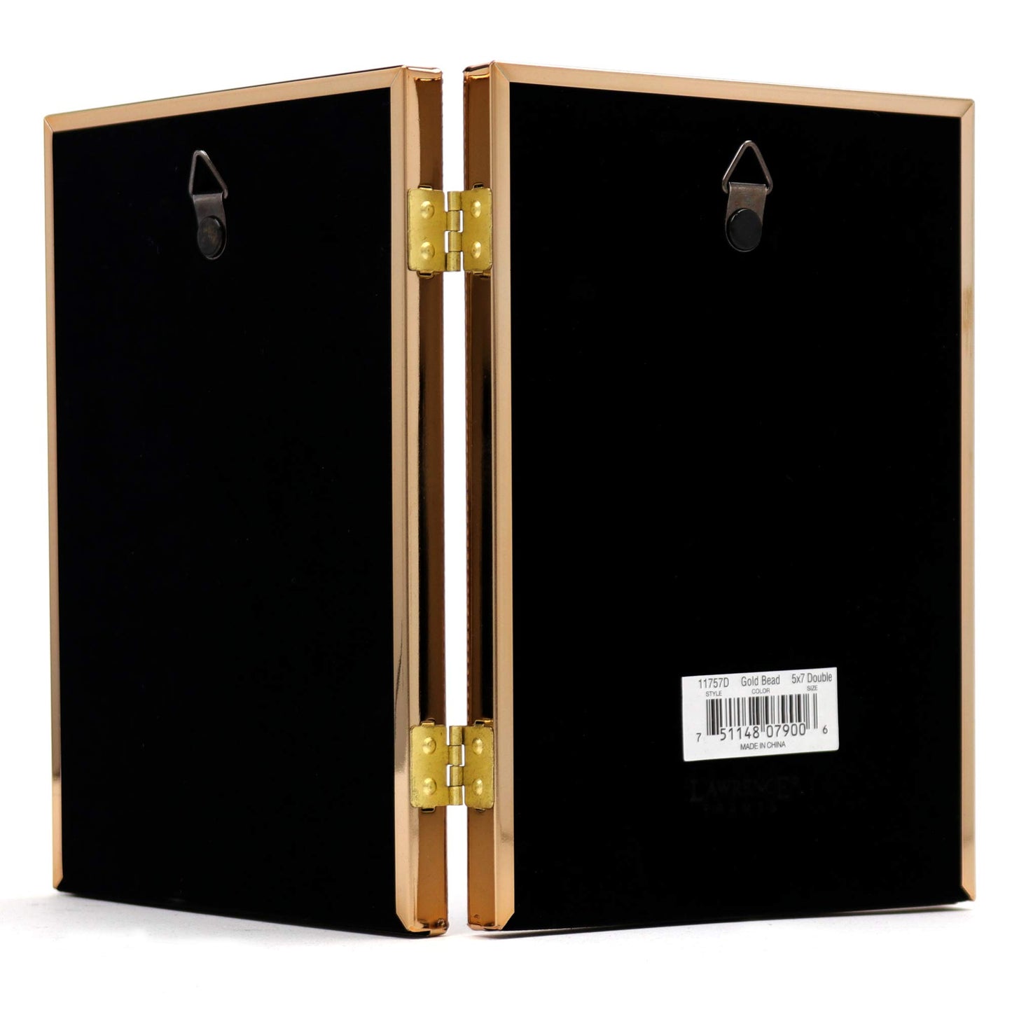 Lawrence Frames 4.21 in x 6.14 in Metal Picture Frame, Gold