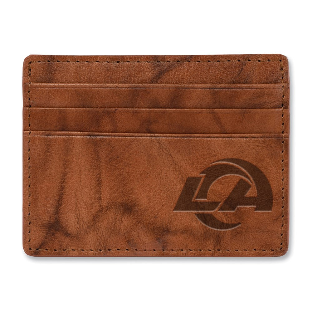 NFL Rico Industries Los Angeles Rams Leather Credit Cart Wallet
