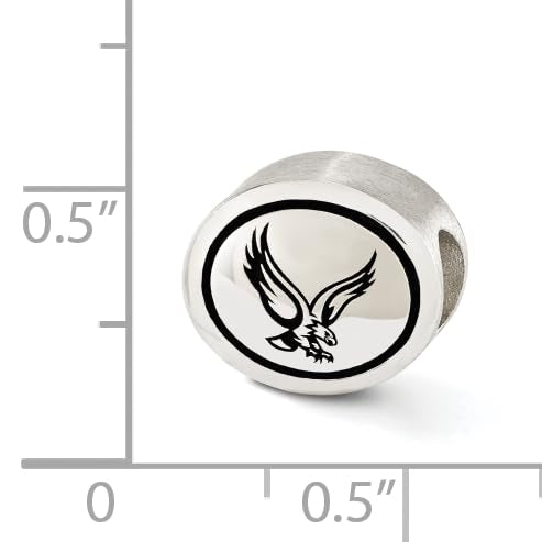 Sterling Silver Antiqued Boston College Collegiate Bead