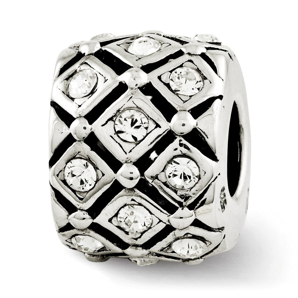 Sterling Silver Reflections April Preciosa Crystal Bead
