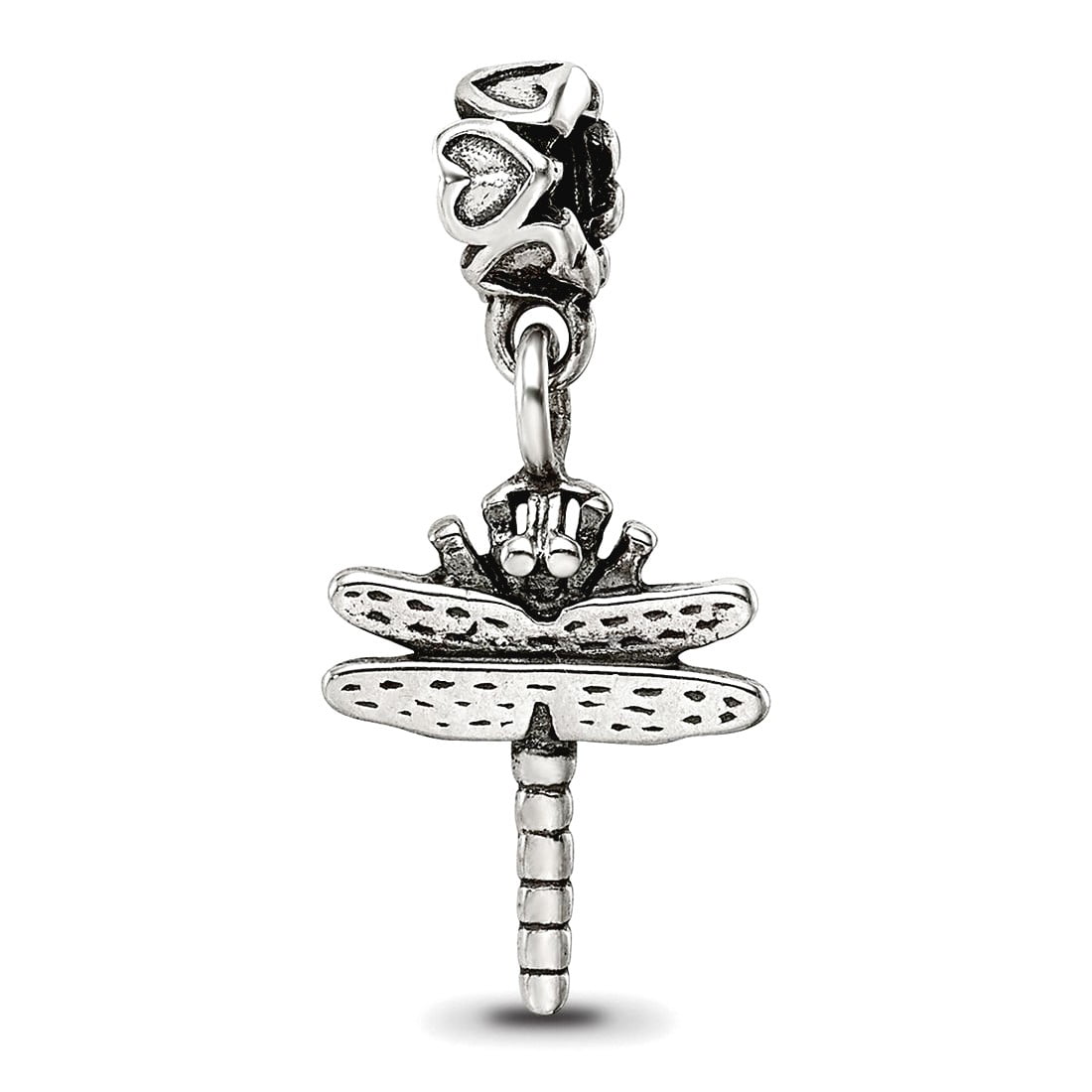 Sterling Silver Reflections Kids Dragonfly Dangle Bead