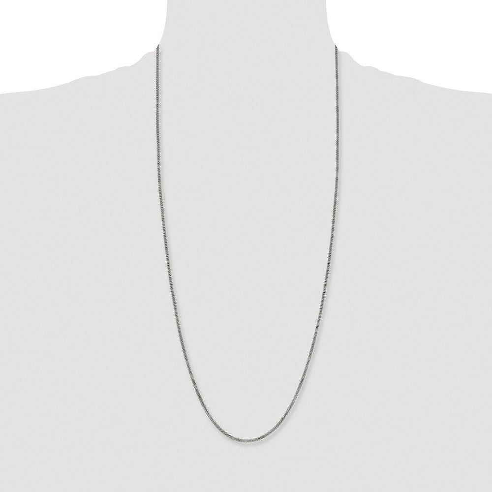 Stainless Steel Polished 2.5mm 30in Bismark Chain