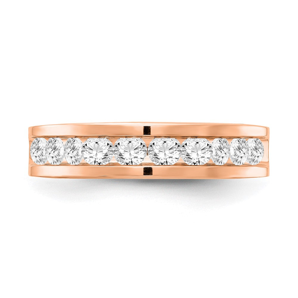 10kr Gents 10-Stone Lab Grown Diamond VS/SI+ G+ Channel Band