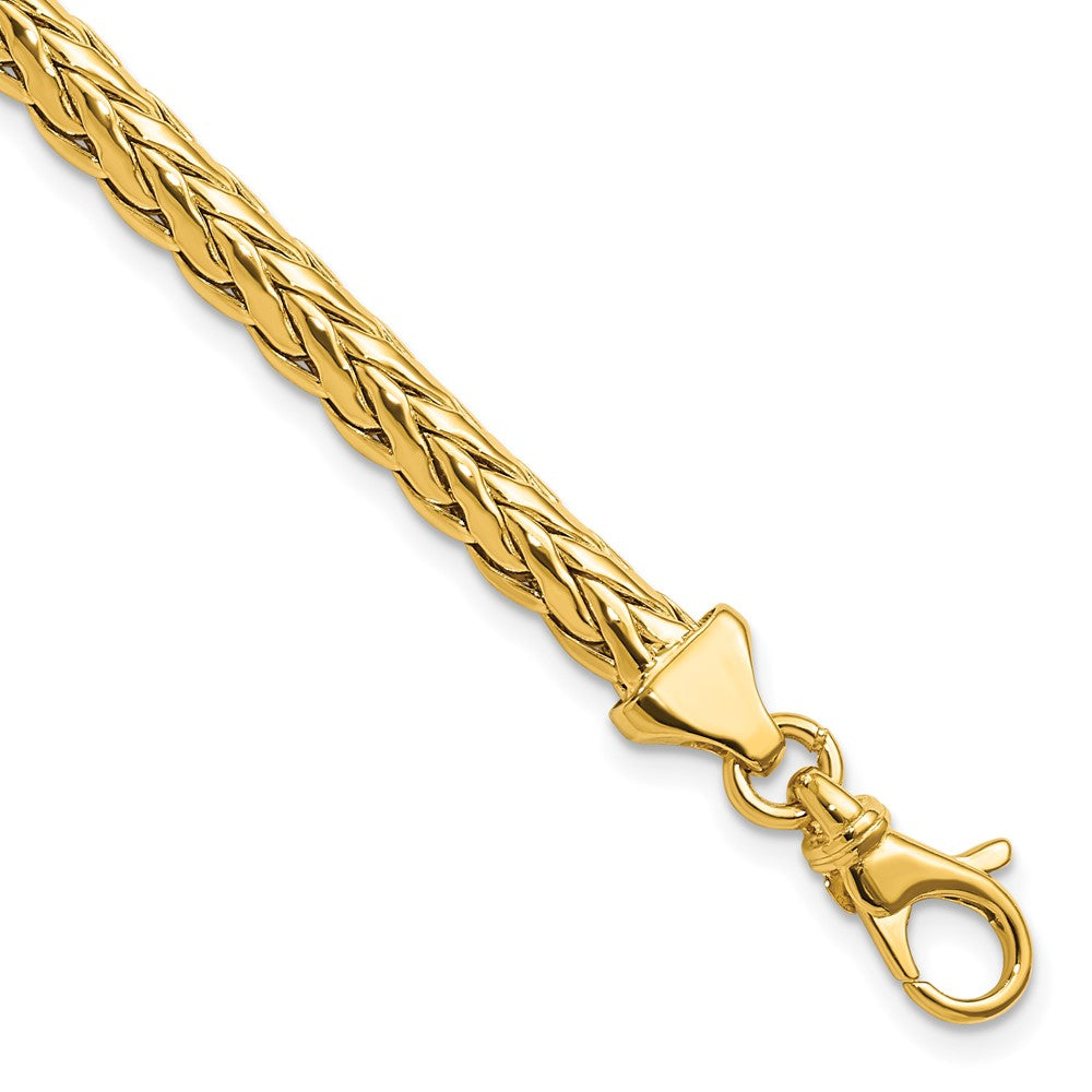 14K Polished Fancy Link Bracelet 7.5 inches