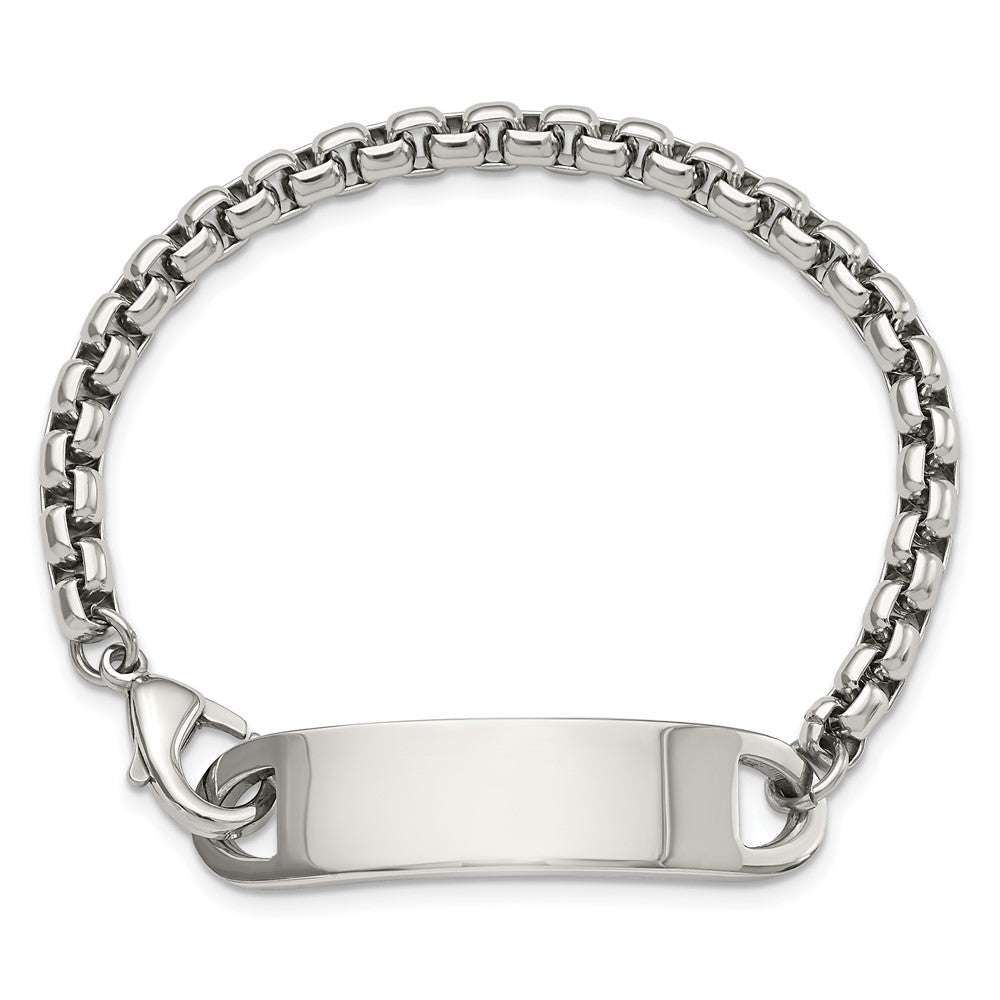 Stainless Steel Polished 8.75in ID Bracelet 8.75 inches