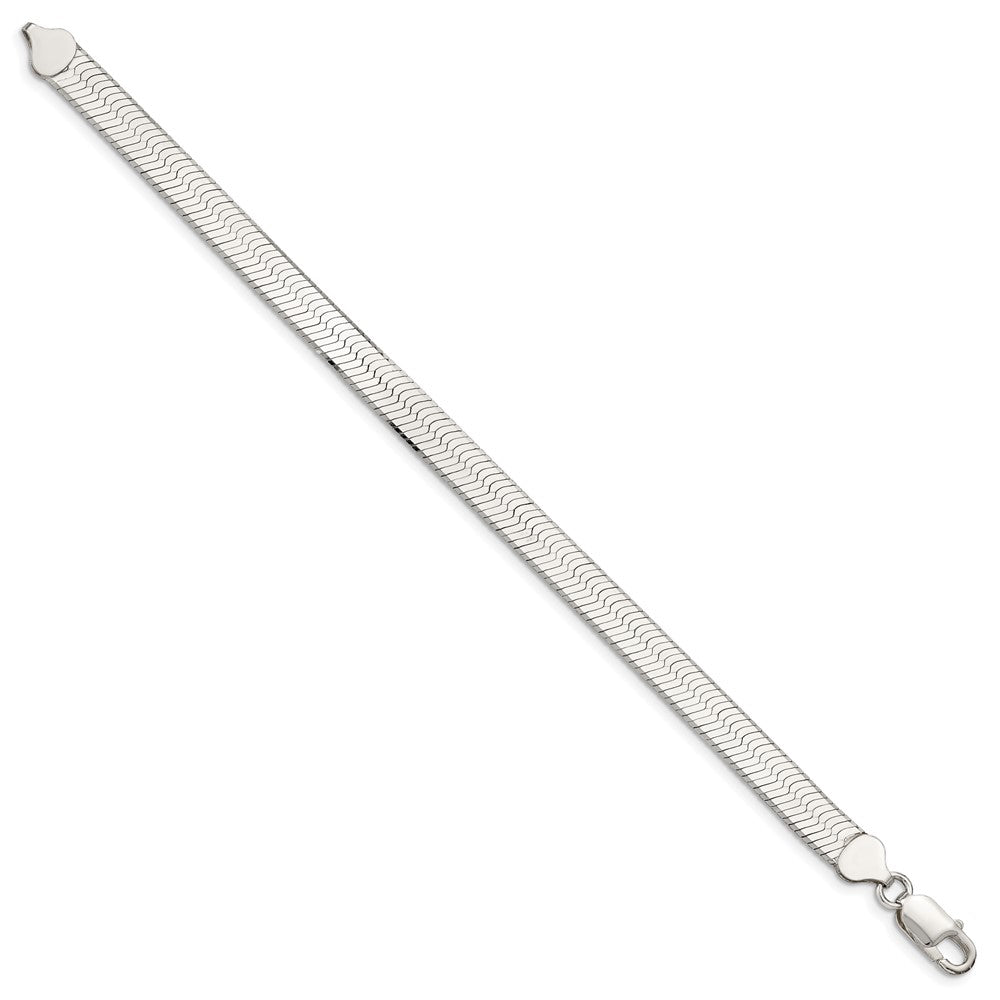 Sterling Silver 8mm Magic Herringbone Chain 8 inches