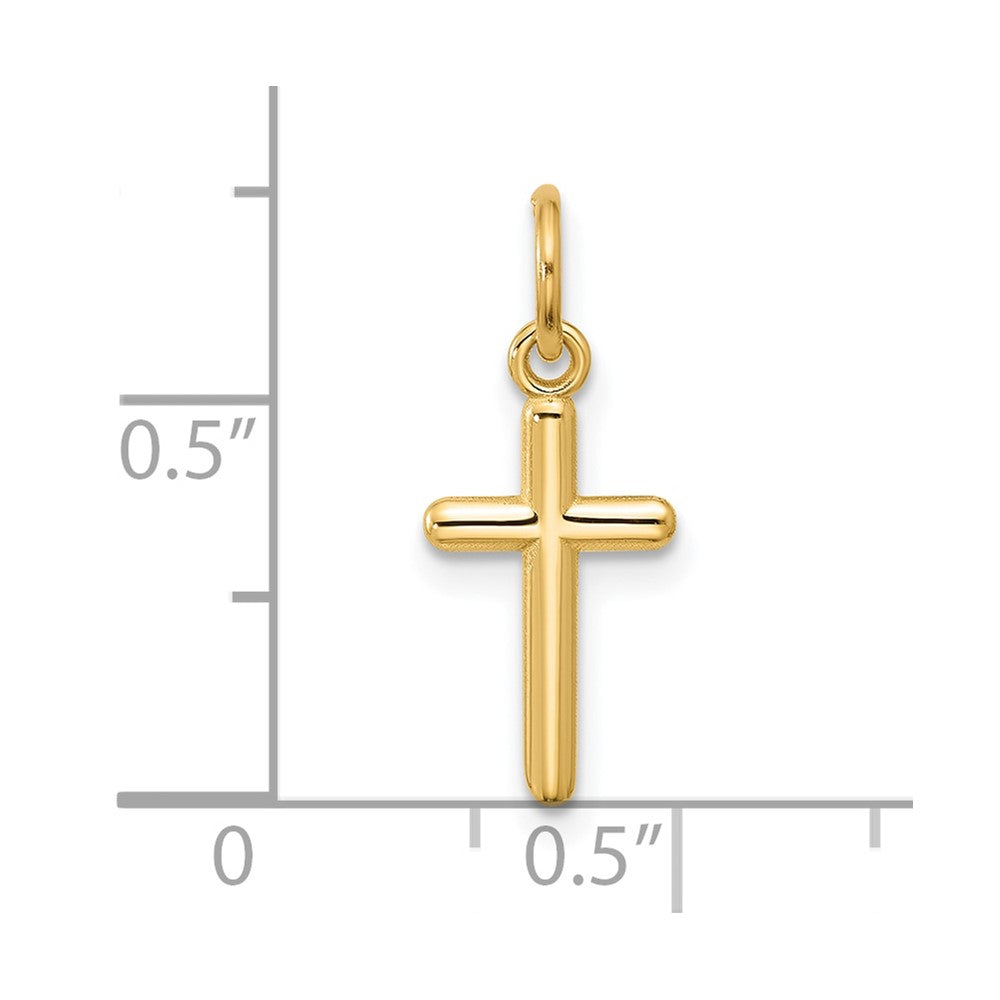 14k Cross Pendant Yellow Gold