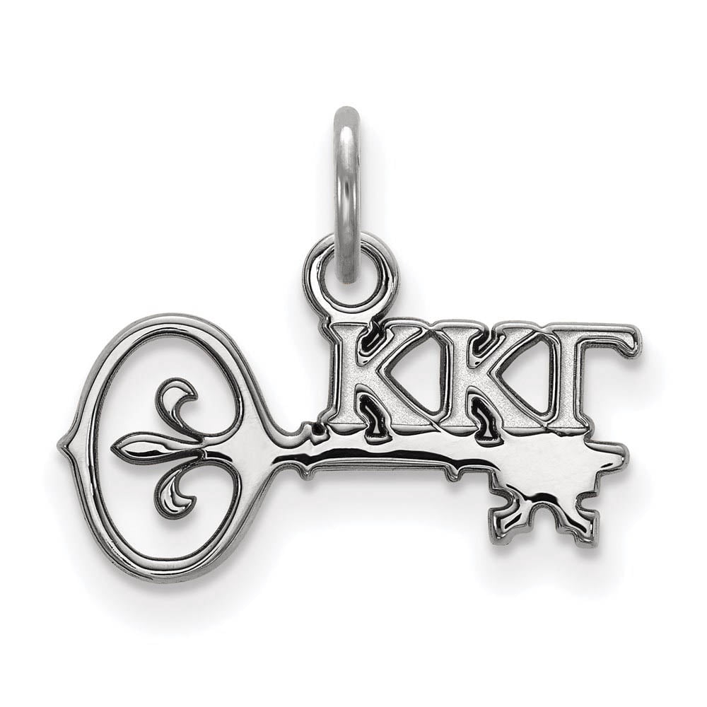 Sterling Silver Official Licensed Greek Sororities Kappa Kappa Gamma (???) XS Pendant