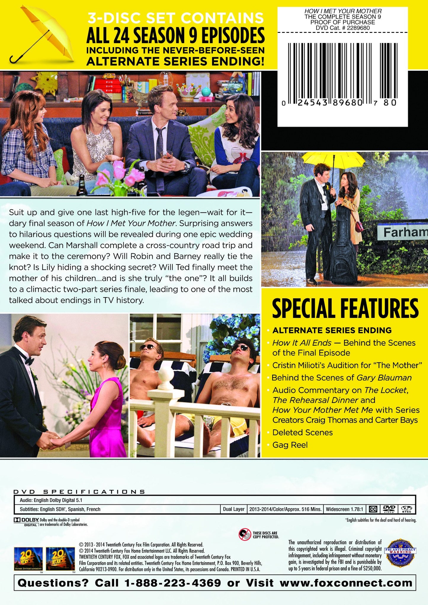 How I Met Your Mother: Season 9 (DVD), 20th Century Fox, Comedy