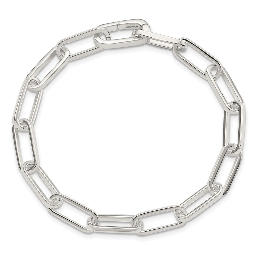 Sterling Silver Polished Fancy Link Bracelet