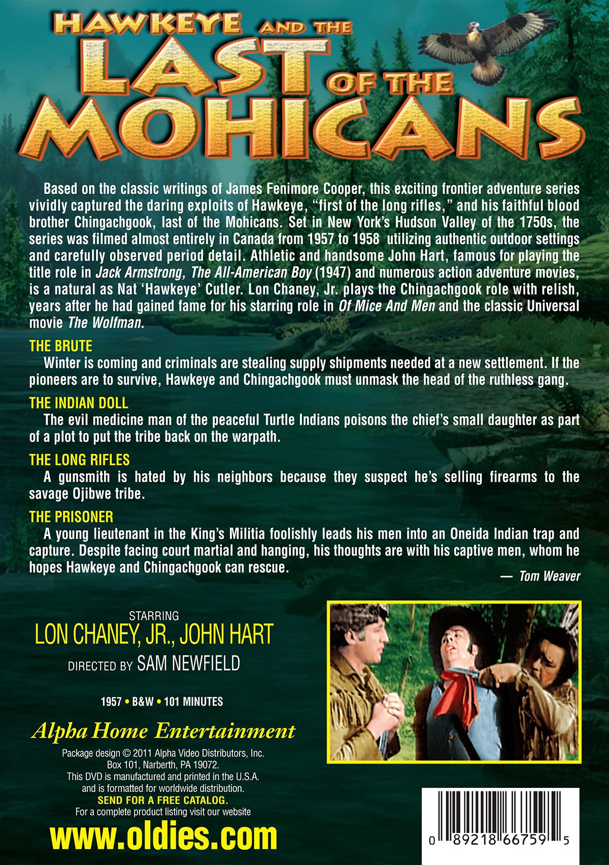 Hawkeye and the Last of the Mohicans: Volume 5 (DVD), Alpha Video, Drama