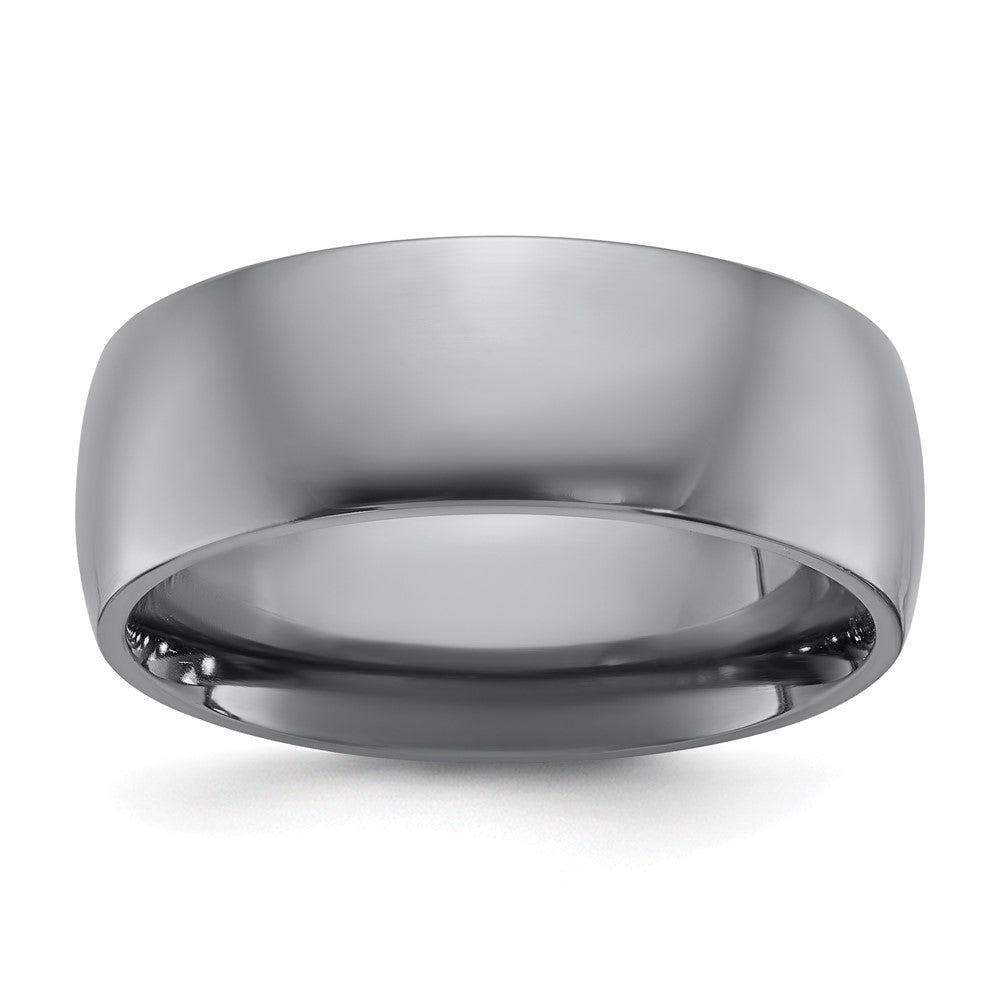 Chisel Tantalum Polished 8mm Band Size - 9