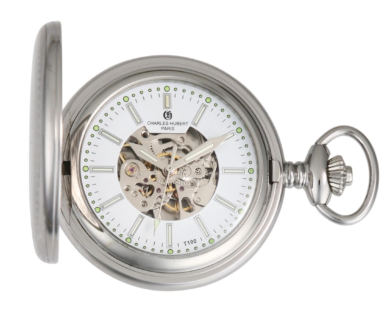 Charles-Hubert Paris Men's TW1004 Classic Collection Pocket Watch